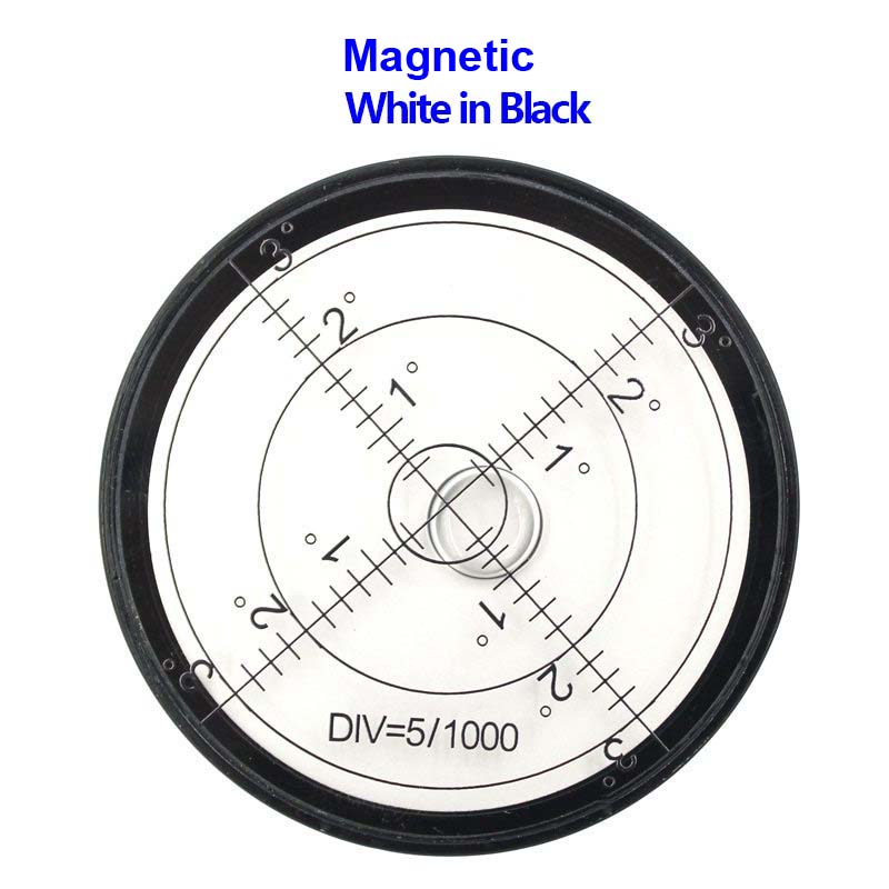 Магнитный многоцветный универсальный круглый металлический спиртовой уровень пузырьковый бусина горизонтальный инструмент диаметр 60*10 мм 1 шт
