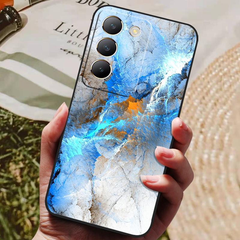 Для чехла Vivo V40 SE Роскошные Милые TPU Мягкие Силиконовые Чехлы для Телефона для Vivo V40 SE 5G Защитные Оболочки Бамперы Para Vivo V40SE Capa