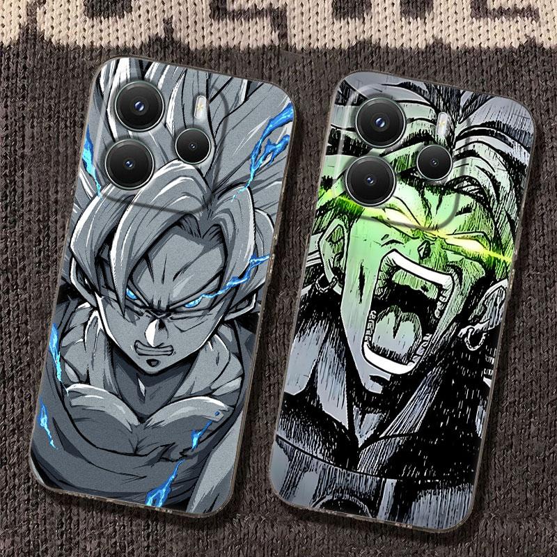Anime D-Dragon Ball Son Goku Case For Xiaomi Redmi Note 15 14 13 12 11 10 Pro Plus 5G Cover For Redmi 15C 15 14C 13C Phone Cases