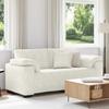 Two Seater Sofa Cream 180x77x82 cm Velvet