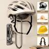 Motorcycle Helmet Hanger Wall Mount 180° Swivel Helmet Holder for Motorcycle Bike Racing Outerwear Sports Gear Storage Organizer