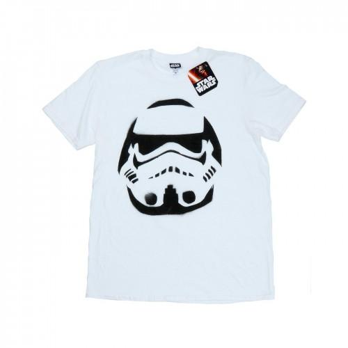 Star Wars Mens Stormtrooper Spray Helmet T-Shirt