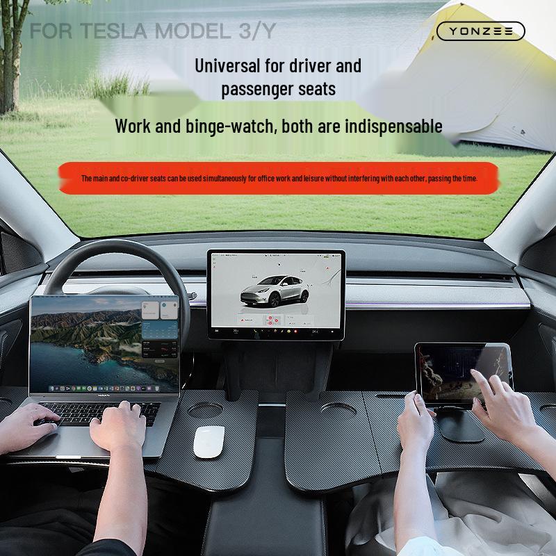 Tesla Model 3/Y Refresh Multifunctional Foldable Car Tray/Table