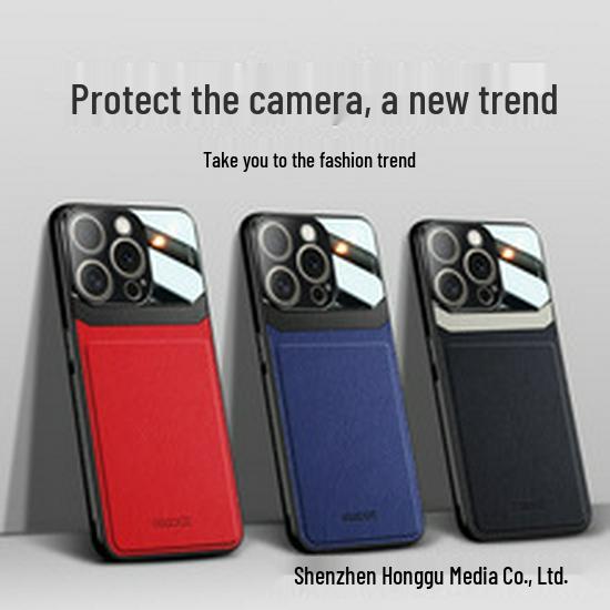 Магнитный чехол-полуобложка из кожи ягненка с защитой от падения для Google Pixel 10