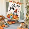 Durable Thanksgiving Fall Garden Flag Outdoor Yard Decoration Thanksgiving Banners for Autumn Party Home Decor