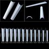 Nail Art Denim Nail Max Super Long Flat Head French False Nail Traceless Nail 504 Patch