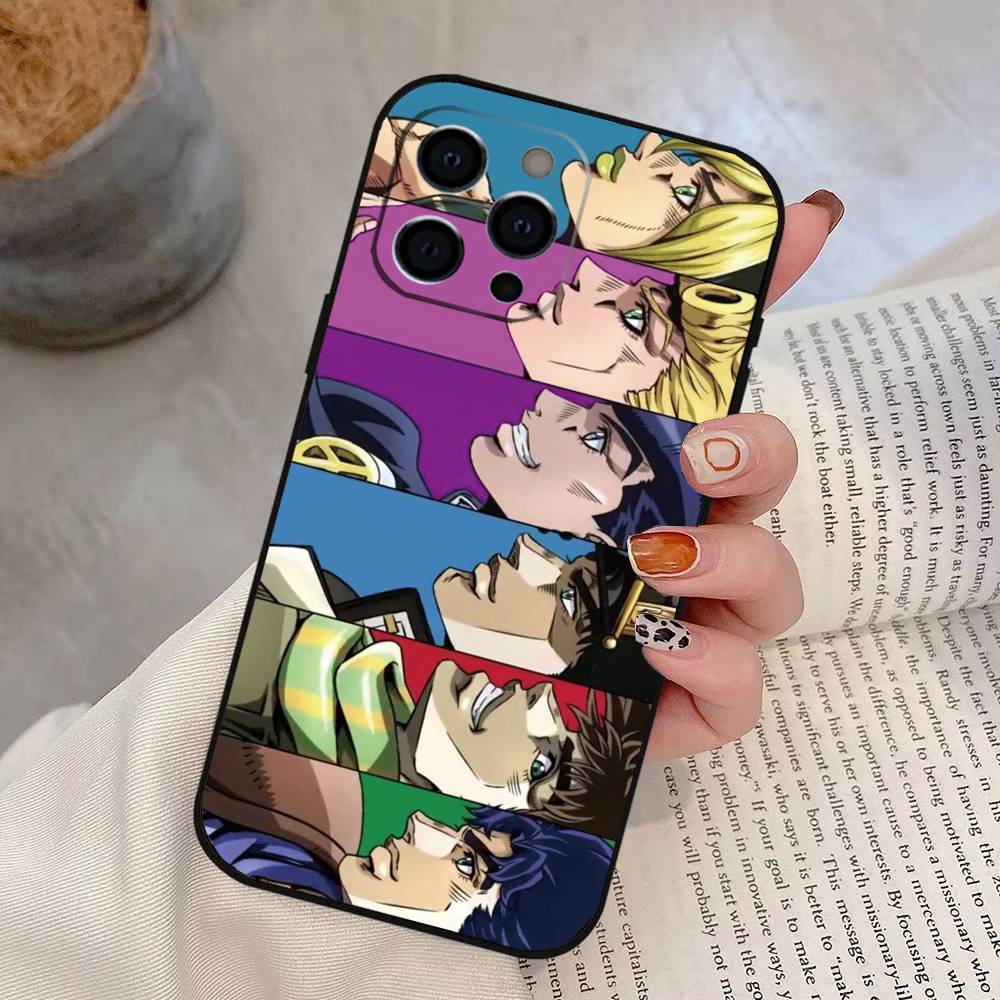 Чехол для телефона JoJo's Bizarre Adventure Силиконовый Мягкий Для IPhone 17 16 15 14 13 12 11 X XR Plus Pro Max Plus