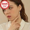 925 Sterling Silver Pearls Dangle Earrings for Women Wedding Party Fine Jewelry Gift