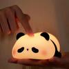 Ночной светильник Piggy, мягкий силиконовый, милый, с 3 уровнями регулировки яркости, таймером на 30 минут, перезаряжаемый, для детей, прикроватный, сенсорный, для малышей, ночь