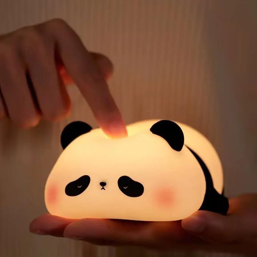 Ночной светильник Piggy, мягкий силиконовый, милый, с 3 уровнями регулировки яркости, таймером на 30 минут, перезаряжаемый, для детей, прикроватный, сенсорный, для малышей, ночь