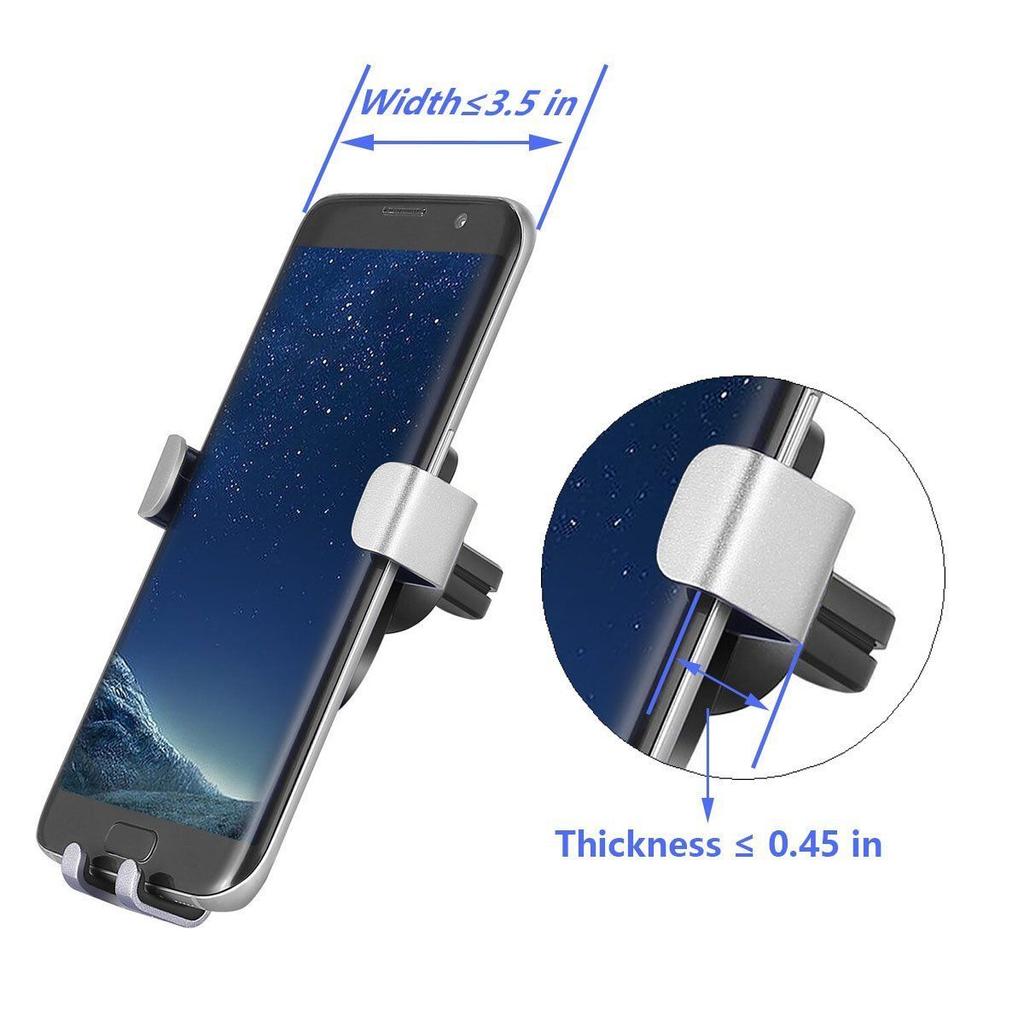Air Vent Outlet Gravity Car Phone Holder For iPhone 7 6 6s Plus 5S Samsung S8