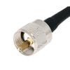 RG58 PL259 UHF на SO239 Разъемы Мобильная Автомобильная Радиоантенна 5-метровый Удлинительный Кабель-Крепление Для Kenwood Yaesu ICOM Для TM-261