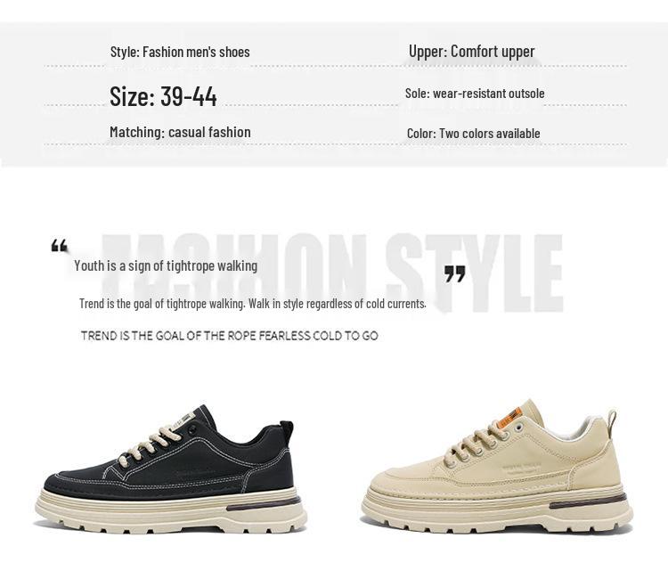 Мужские осенние ботинки Martin: Трендовые кожаные ботильоны на толстой подошве для работы, повседневной носки и катания на скейте.