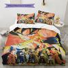 Dragon Ball Stylish Bedding Set Breathable Duvet Cover Lightweight for Bedroom Living Room