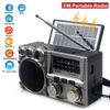 Портативное FM AM SW Радио Солнечное Радио Приемник Bluetooth Динамик TF Карта USB Накопитель MP3 Музыкальный Плеер Аккумулятор