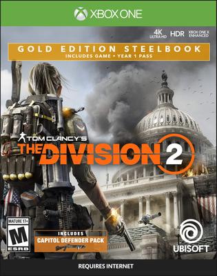 Tom Clancys The Division 2 Золотое издание Steelbook для Xbox One (Параллельный импорт)