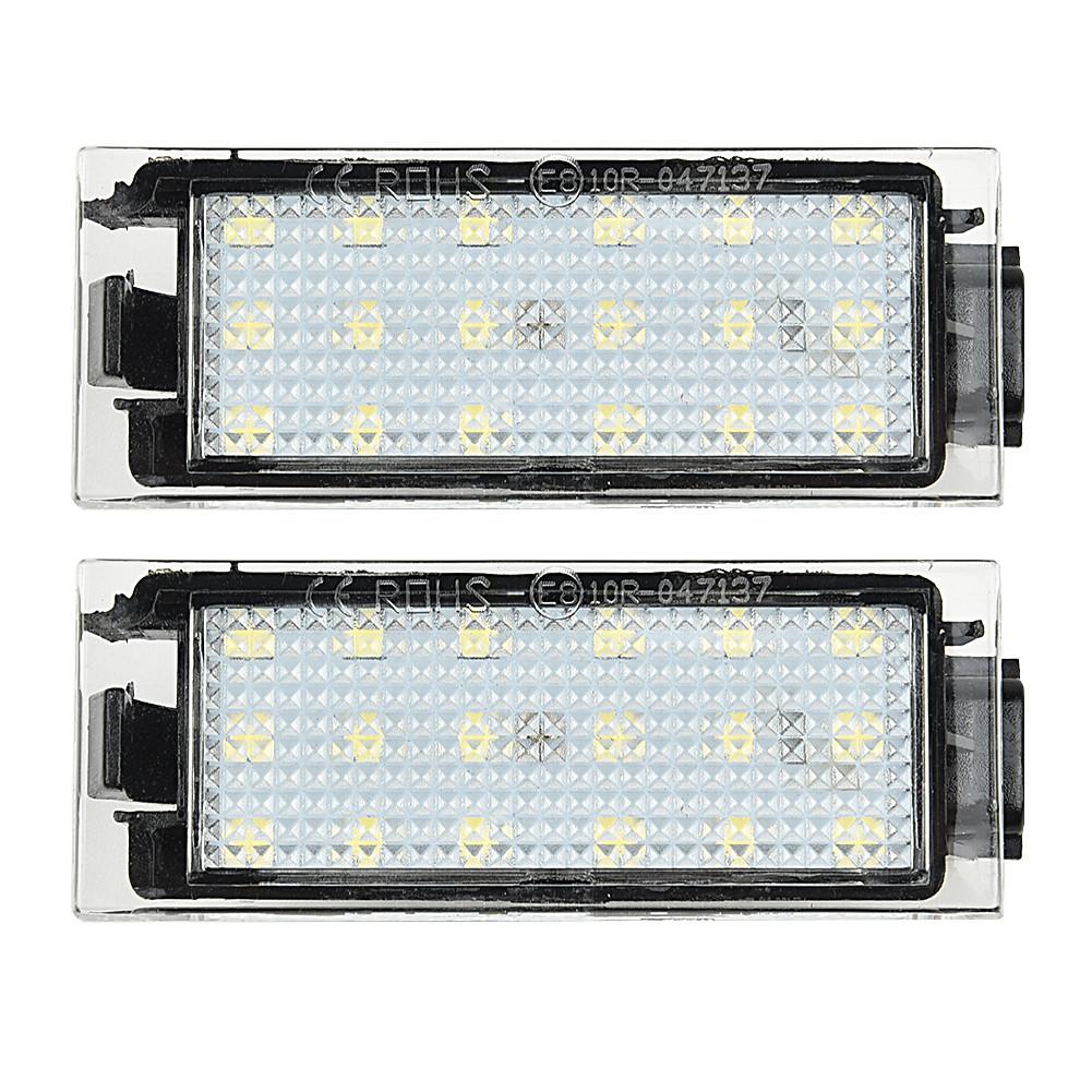 2 шт. 453 белых светодиодных лампы подсветки номерного знака без ошибок для Forfour, аксессуары высокой яркости для транспортных средств