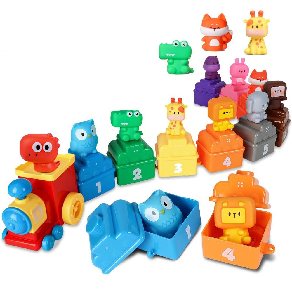 Color Sorting Animal Finger Puppets Early Education Toddler Learning Toys  Kids Toy