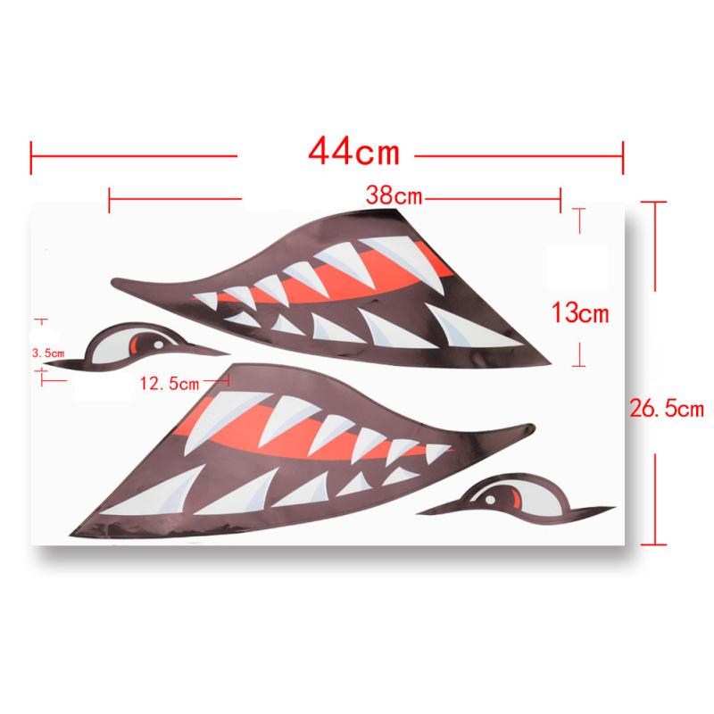 Наклейка на рот акулы из ПВХ KK-A40 сумки для каякинга гидроцикл каноэ весло доска