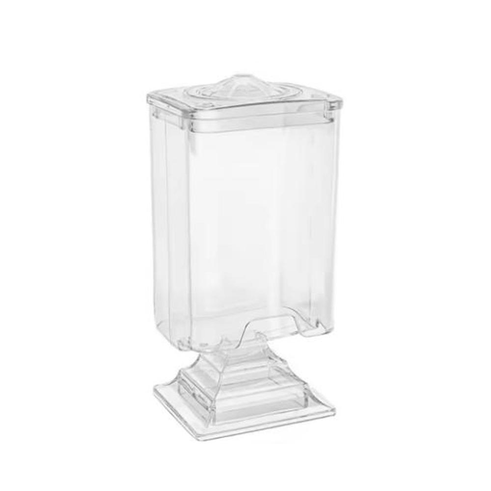 Sealed Cosmetics Cotton Pad Holder Plastic Makeup Pads Container Makeup Cotton Pad Box for Bedroom