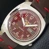 5 AUTOMATIC VINTAGE 6119C JAPAN MENS MAROON COLOR DIAL WATCH A702353-5 R124-a702353