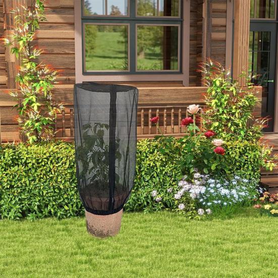 Садовая сетка от птиц, укрытие для растений, сетка-барьер от насекомых и птиц с застежкой-молнией, москитная сетка, защитное покрытие для томатов, для садовых цветов, черники