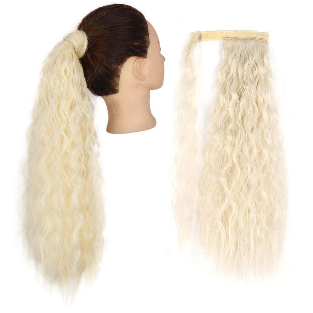 MISS WIG, женский длинный волнистый хвост, синтетическое волокно, повседневная одежда, кукурузная волна, наращивание волос, женский длинный волнистый шиньон