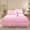 Новая компания Simmons Bedding Company Пылезащитная юбка-кровать Кружевная корейская кружевная юбка-кровать принцессы Цельная юбка-кровать