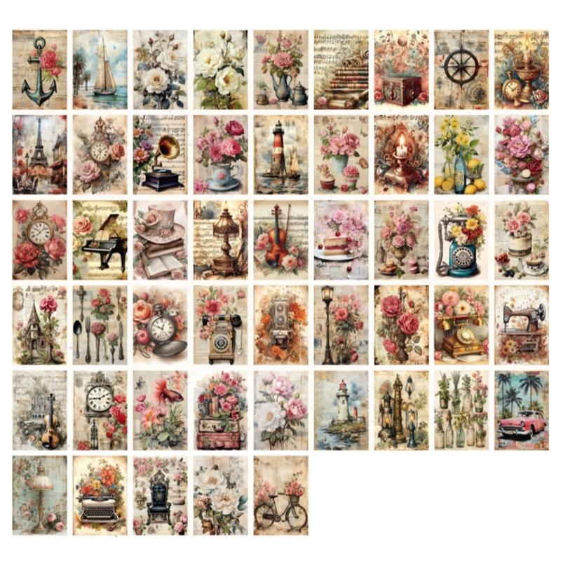 100 Sheets Retro Scrapbooking Backgrounds Paper Journaling Craft Paper For Journaling Cardmaking And Art Craft Project