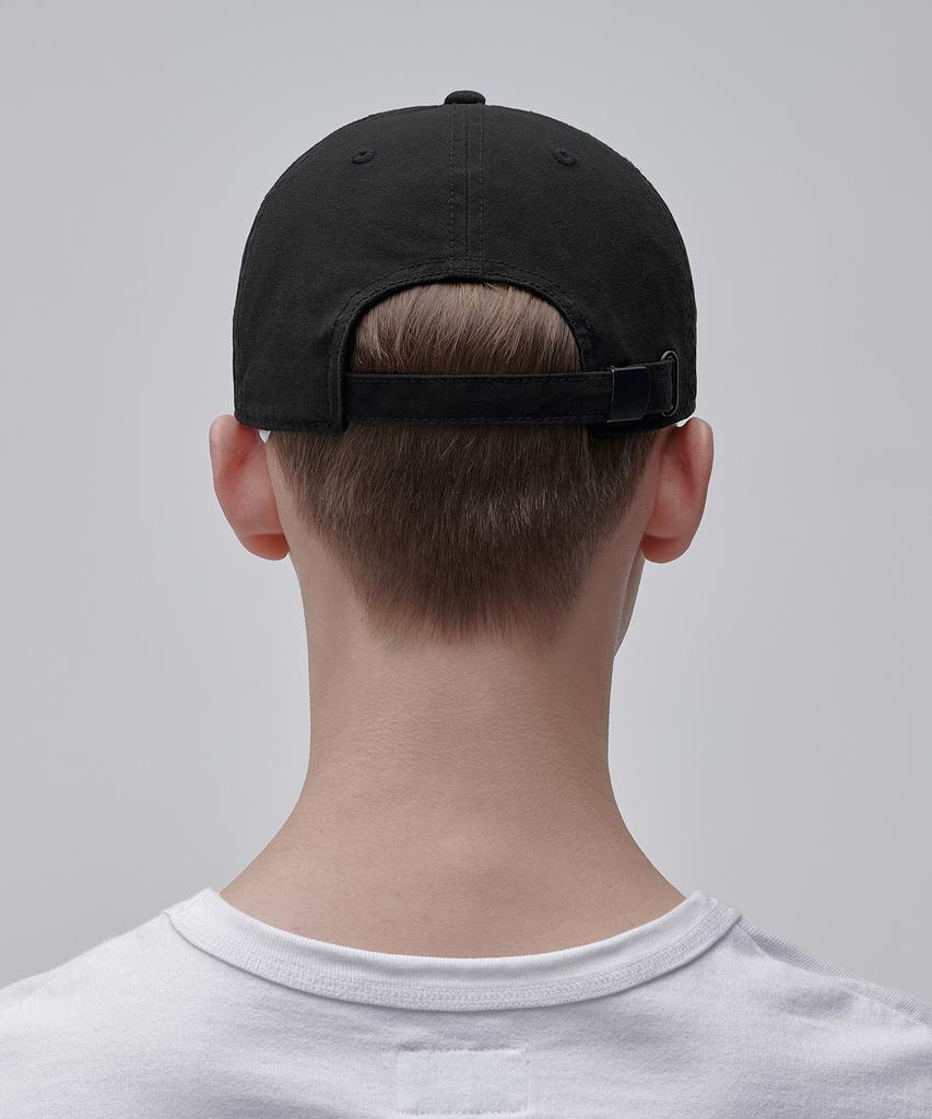MUSINSA STANDARD Cotton Washed Ball Cap [Black]