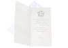 An elegant card with a dedication from the Godmother on the occasion of the First Holy Communion