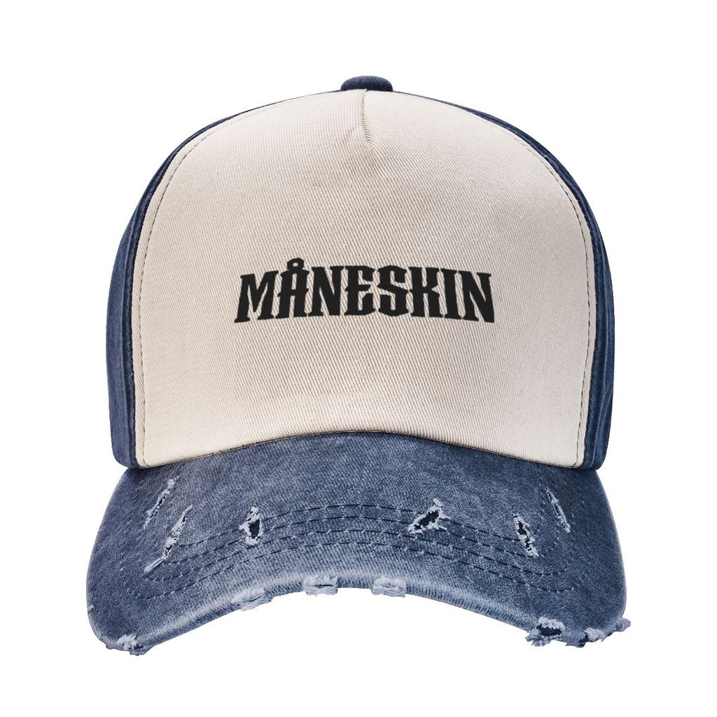 Аксессуары для рок-группы Maneskin, женская бейсболка унисекс, джинсовая кепка с потертостями, винтажная уличная летняя кепка