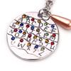 Film Television Peripherals 26 Alphabet Necklace Originality Circular Letters Dotted with Rhinestones Necklace