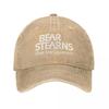 Bear Stearns Risk Management Baseball Cap Visor Brand Man cap winter hats for men Women's Beach Visor Men's