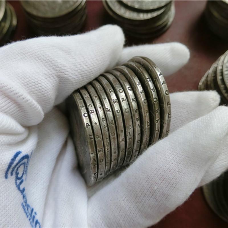 Копия Царская Российская Империя Иван III Анна Иоанновна Старинная Серебряная Монета Рубль Коллекция Монет Хобби KTY