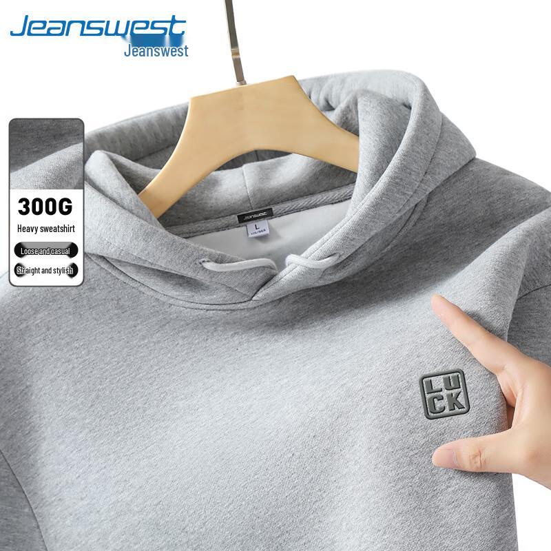 Jeanswest Men's American Style Hooded Sweatshirt