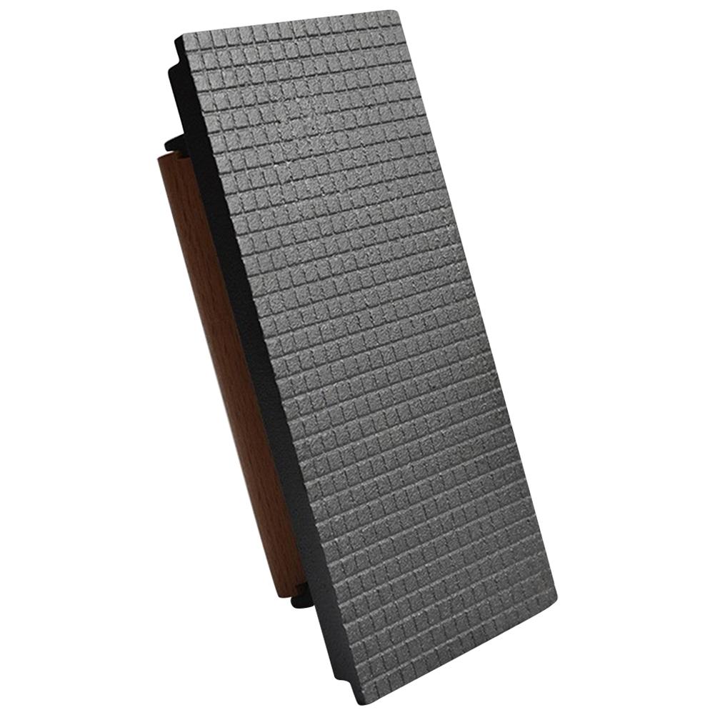 Чугунный круглый пресс для стейков и бургеров с деревянной ручкой, тяжелый плоский пресс для стейков и бекона, пресс для гамбургеров и говядины