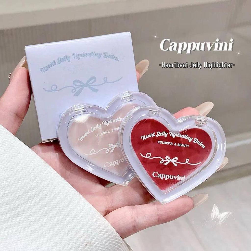 Cappuvini согревающее желе-румяна с эффектом сияния - Натуральная корейская косметика