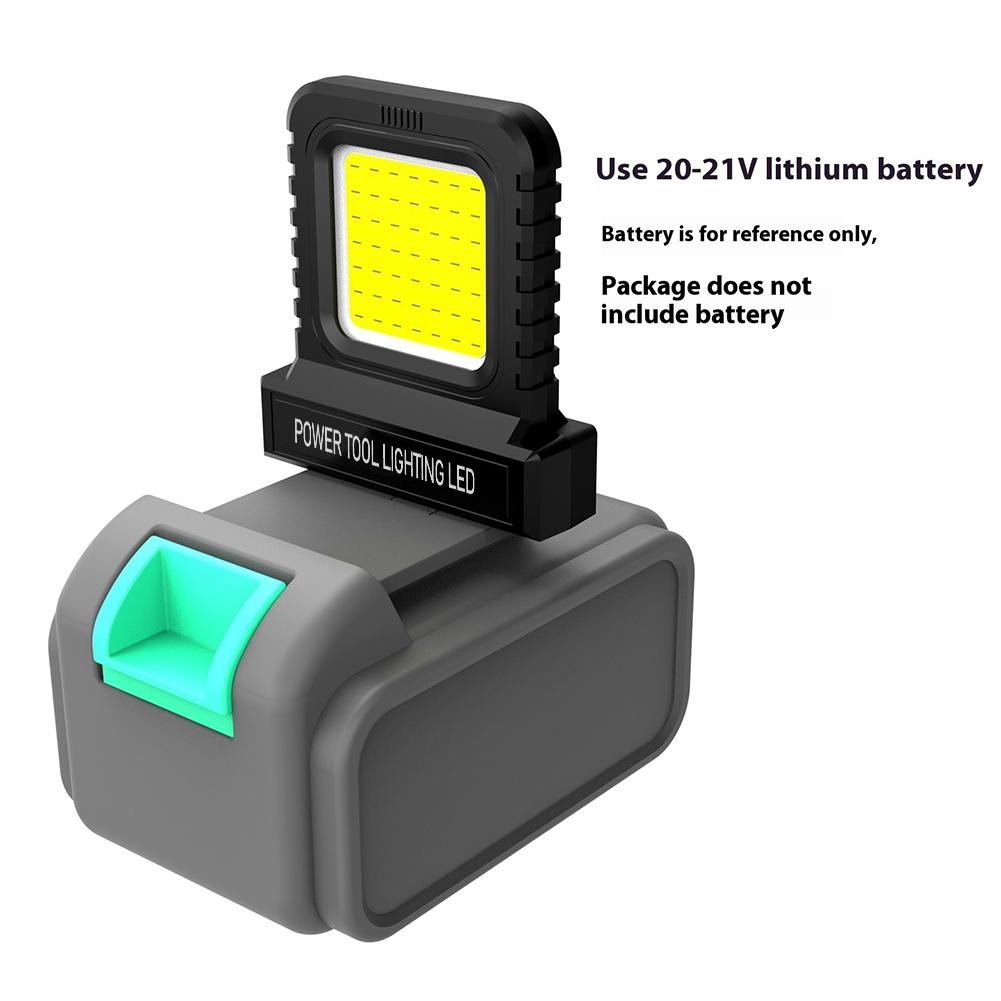 Мини Карманный Рабочий Фонарь 14 В Светодиодный Кемпинговый Фонарь Питание от Батареи 21 В Освещение Инспекционный Фонарь Инструмент Аксессуары