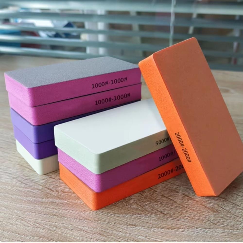 100x50x14mm Polishing Sponge Block Dual-Sided Sanding Brick Sandpaper Block For Crafts