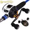 Baitcasting Fishing Reels 16LB Carbon Fiber Drag 7.0:1 Lure Reels for Saltwater Bass Trout Fishing