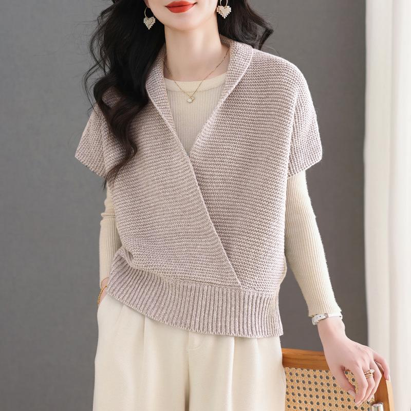 Women's Knitted Pullover Sweater Vest - Spring/Autumn Fashion (2025)