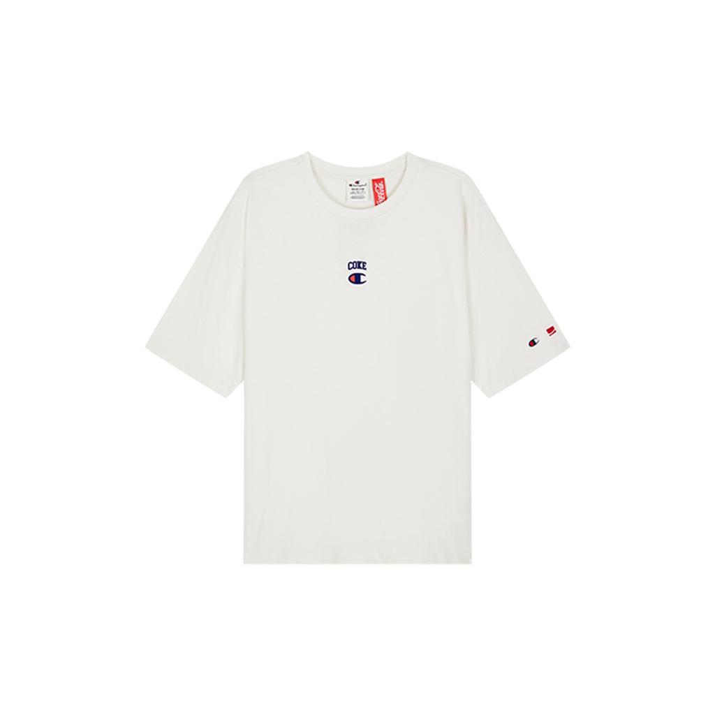 Champion X Coca Cola Logo Printed Crewneck T Shirt U4ASSEM19