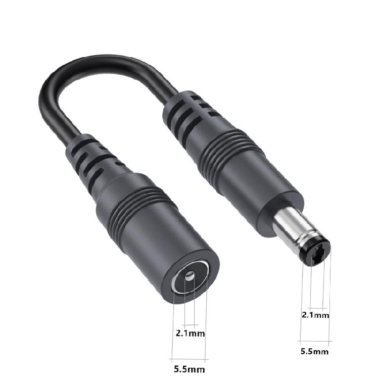 Long Lastings 22AWG DC5.5x2.1mm Power Extension Cord Soft and Flexible Wire