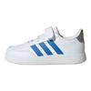 adidas Breaknet 2.0 Удобные Нескользящие Прочные Низкие Детские Кеды для Скейтбординга Детские Кроссовки Белые JI0963
