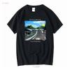 Kraftwerk Autobahn Электронная музыка Винтажная футболка Ральф Хюттер Флориан Шнайдер винтаж Стильная одежда с эффектом выцветания Дышащая