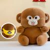 Cuddly Backpack Monkey Plush Toy Stuffed Animal Soft Materia Kids Doll Gifts