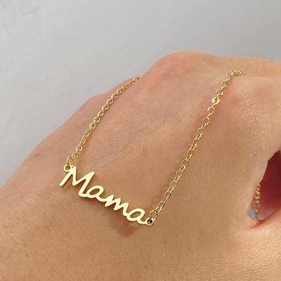 Европейское и американское ожерелье «Мама» из нержавеющей стали — украшения ко Дню матери для женщин