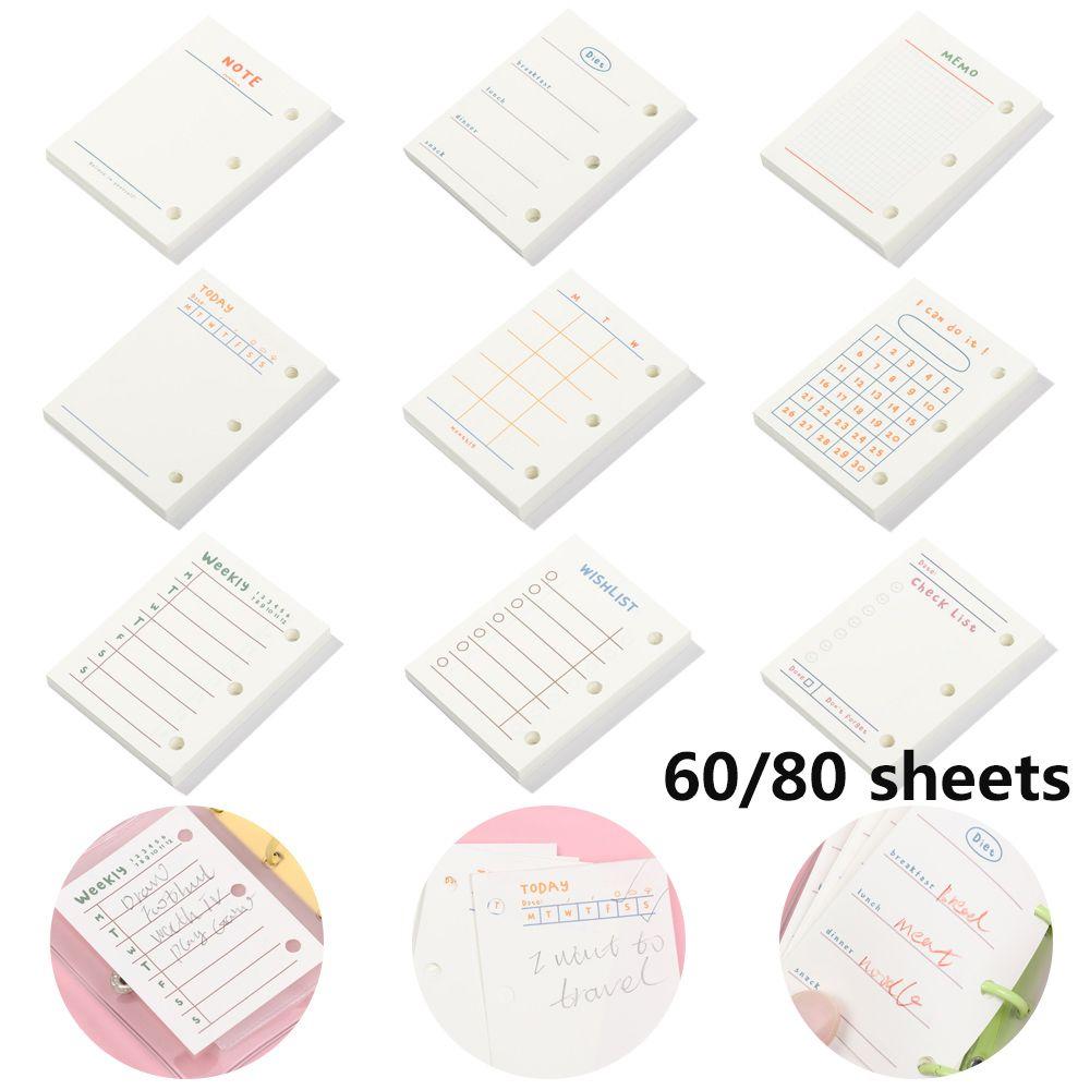 Дневник Блокнот Внутренний блок На кольцах Внутренние страницы На сменных листах Бумага для заметок Сменный 3 отверстия