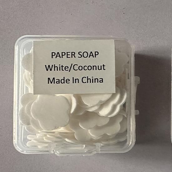 Мыло-лепесток, бумажное дорожное портативное одноразовое мыло для рук, таблетка, детское мыло для рук, бумажное, мыло для мытья на открытом воздухе в форме цветка